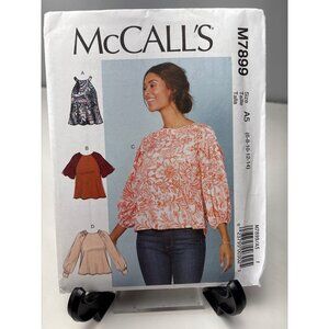 McCall’s M7899 Women’s Loose-Fit Sewing Pattern Size 6 8 10 12 14 Uncut